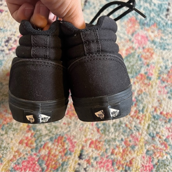 Vans sk8-Hi black big kids size 2.5 - Picture 4 of 6